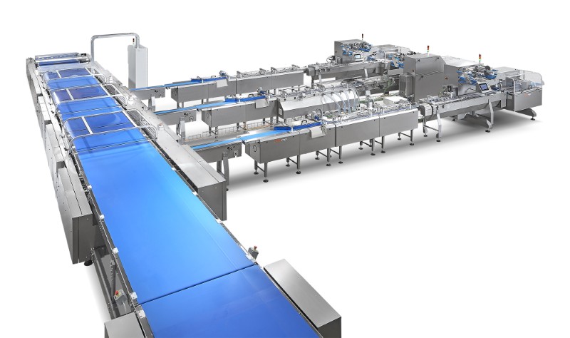 Automatické flow pack line