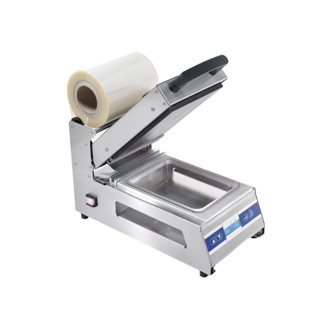 Ruční tray sealing machine without die-cut mould