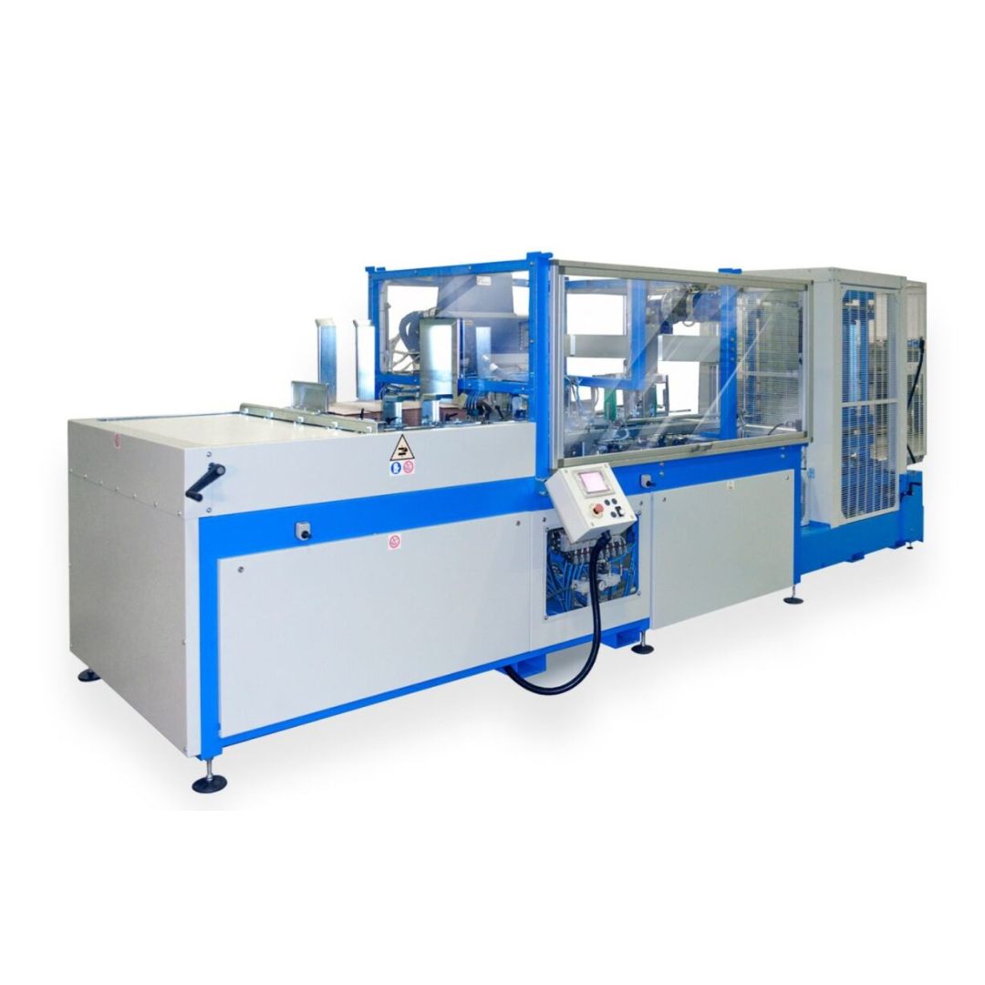 Tray erector for corrugated cardboard