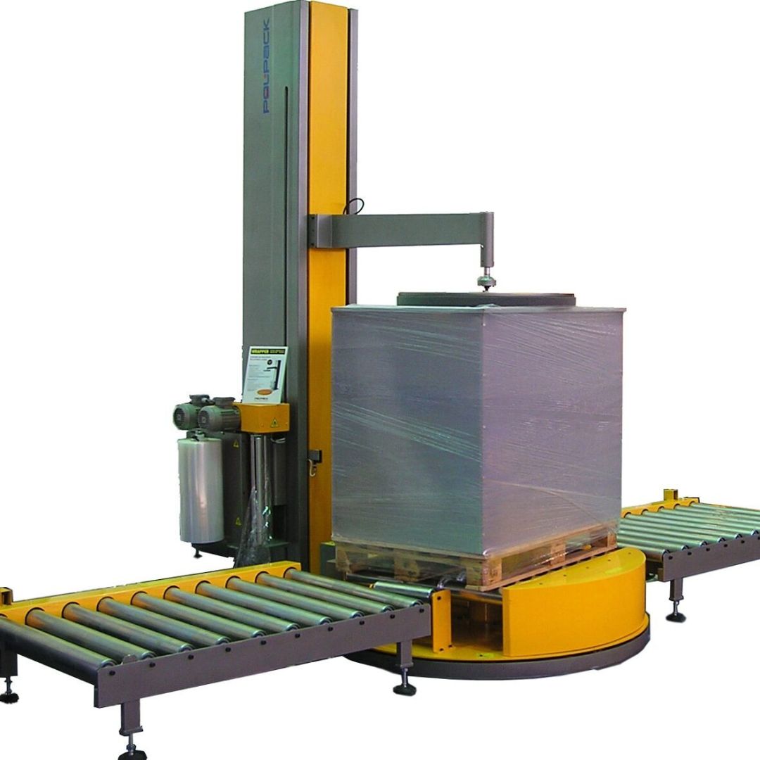 Automatické pallet wrapping line