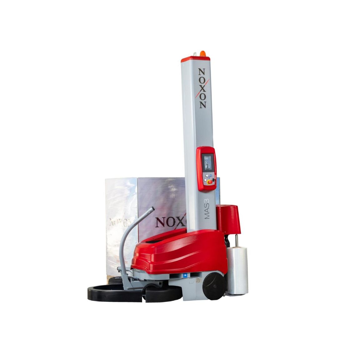 Self-propelled wrapping robot